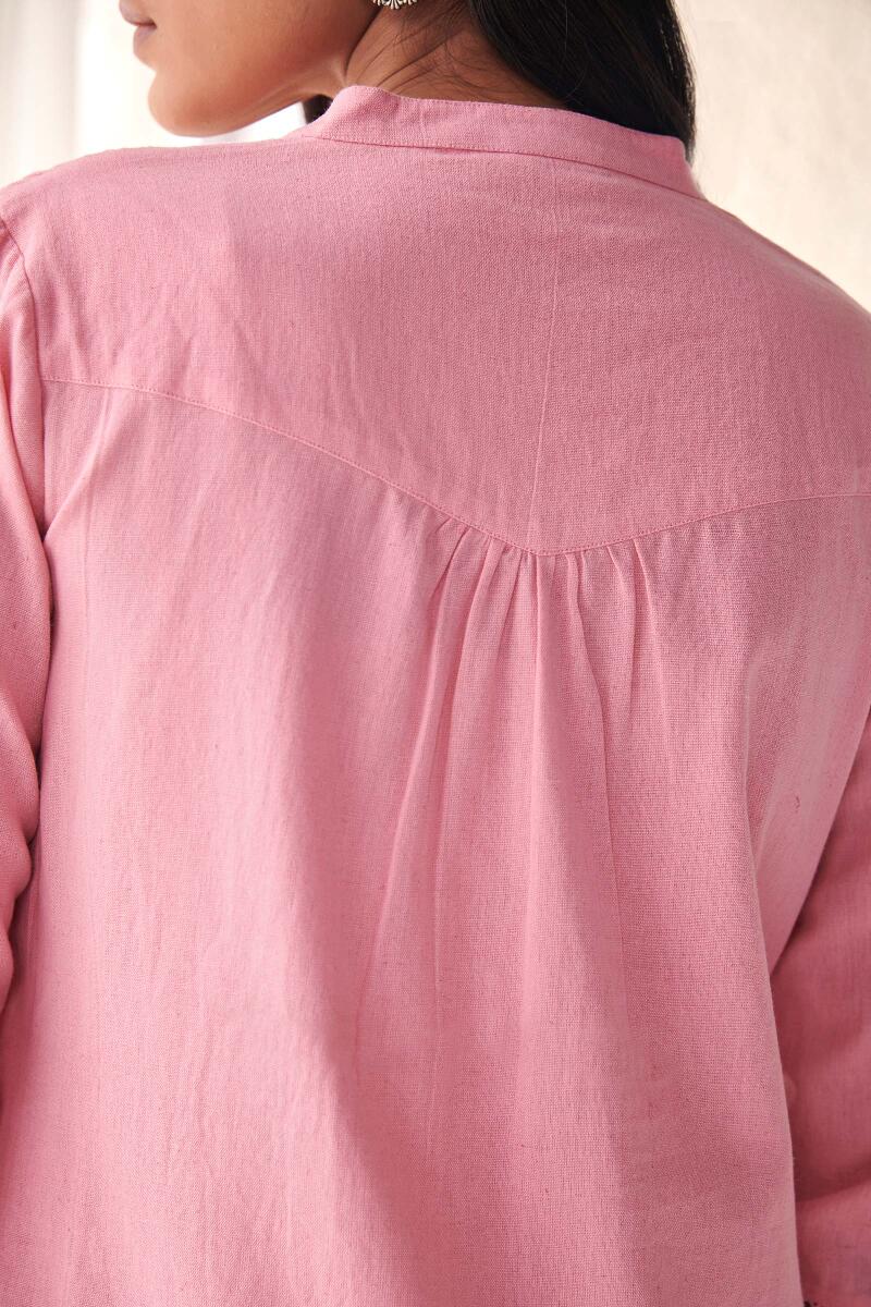 Roza Sehnaz Pink Kurta - Image 6