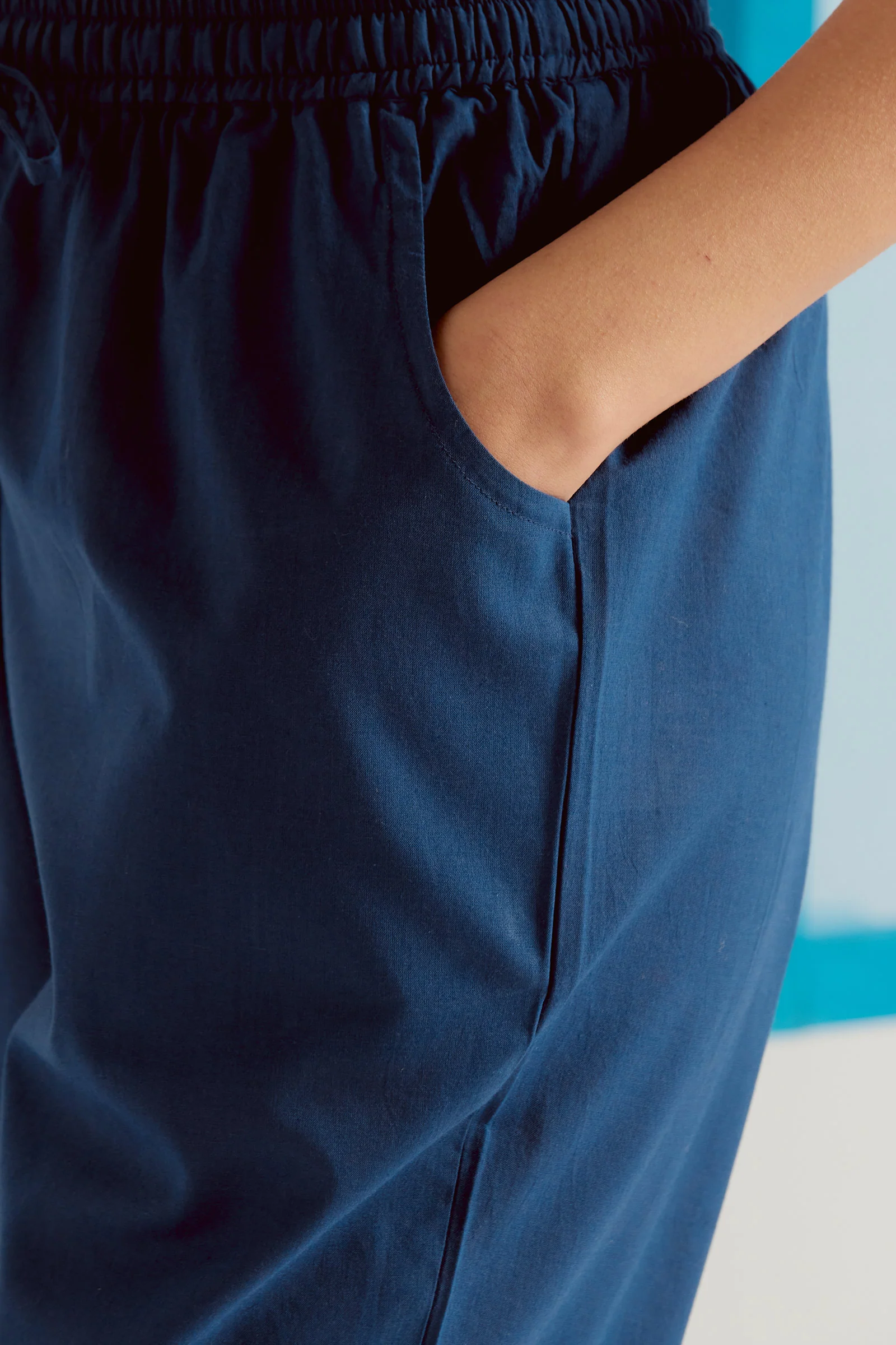 Roza Sehr Blue Narrow Pants - Image 5