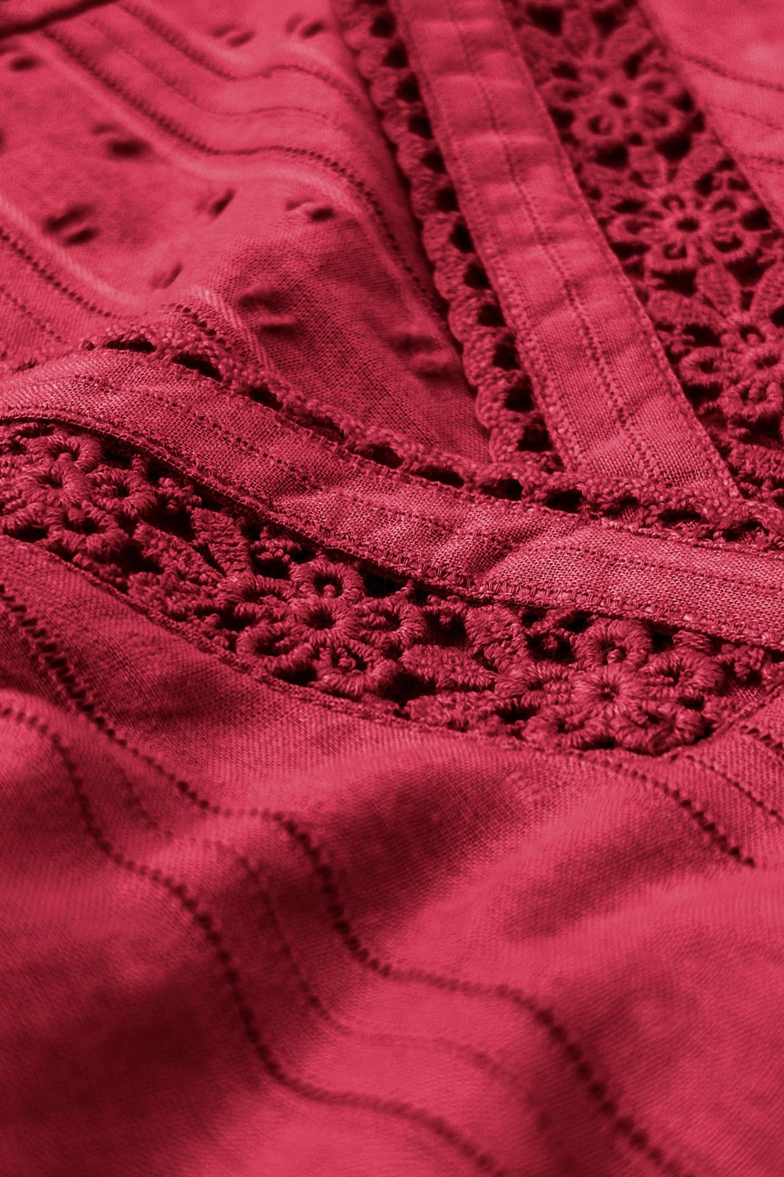 Roza Sehr Brick Red Kurta - Image 3
