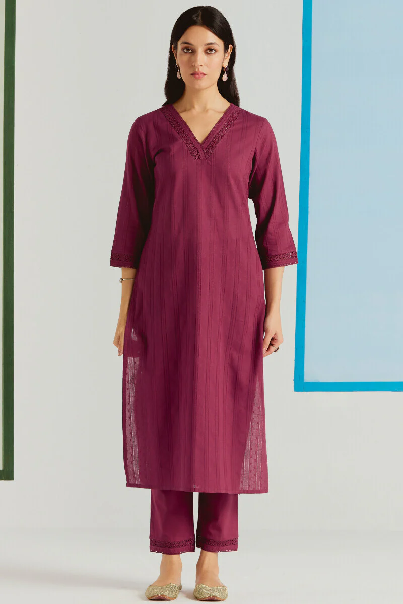 Roza Sehr Rose Pink Narrow Pants - Image 3