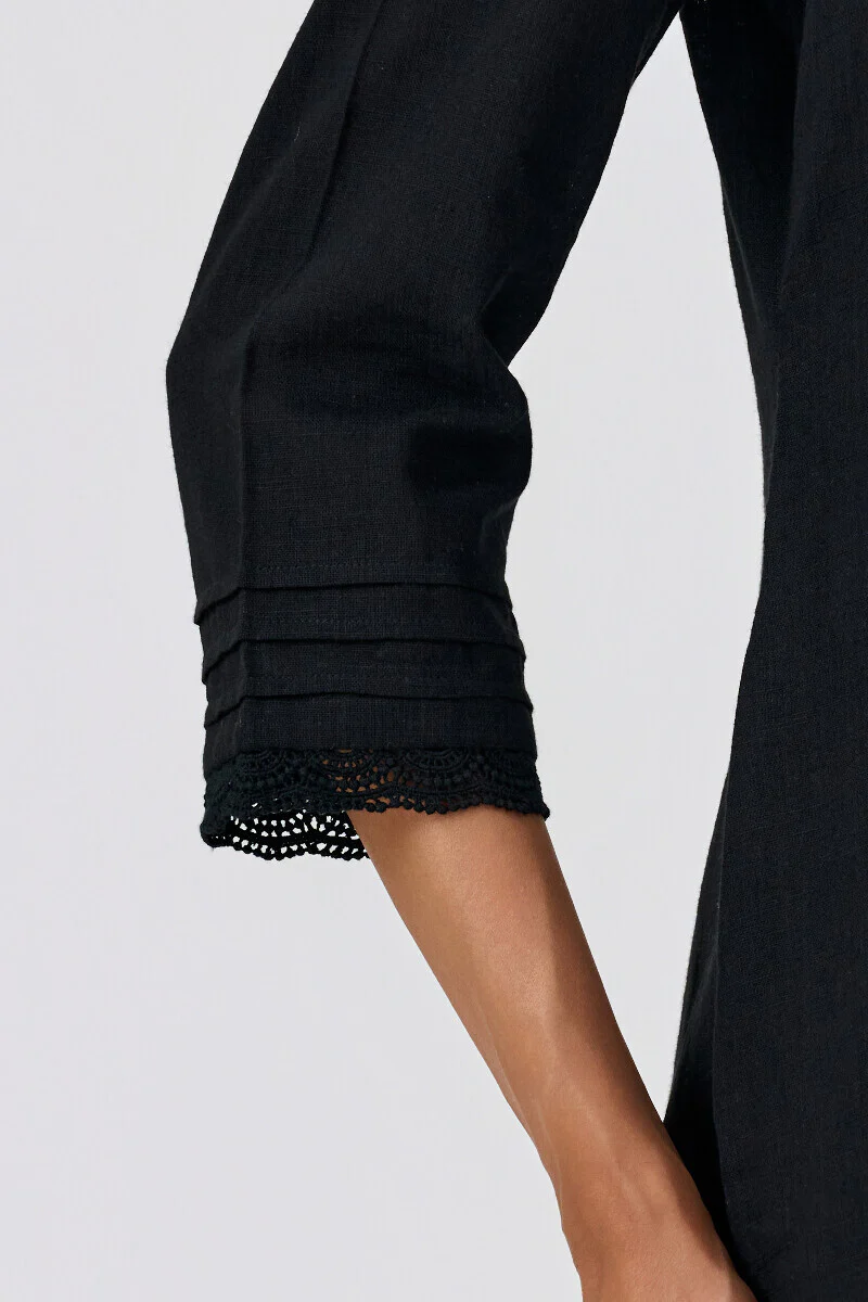 Roza Sehreen Black Kurta - Image 6