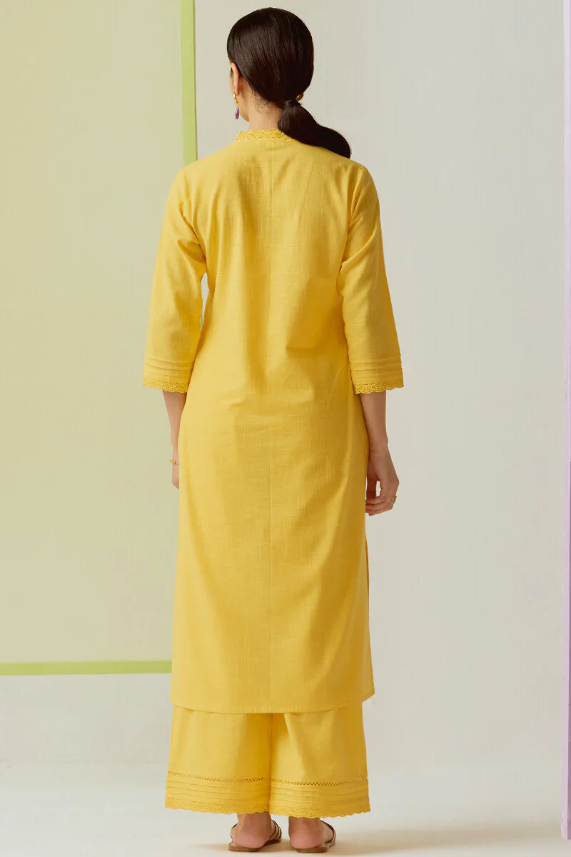 Surplus: Roza Sehreen Yellow Kurta - Image 9