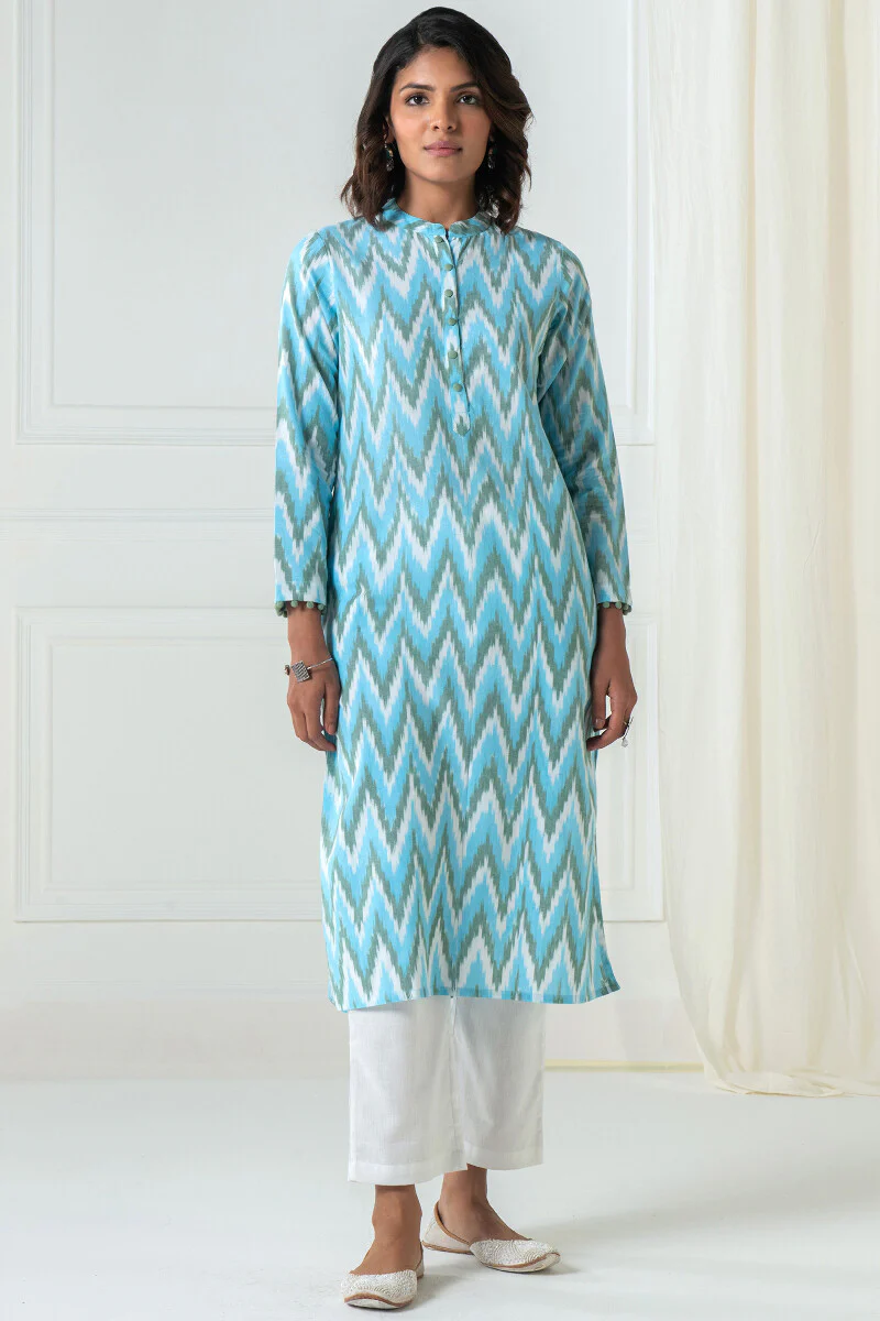 Roza Siya White Cotton Pants - Image 3