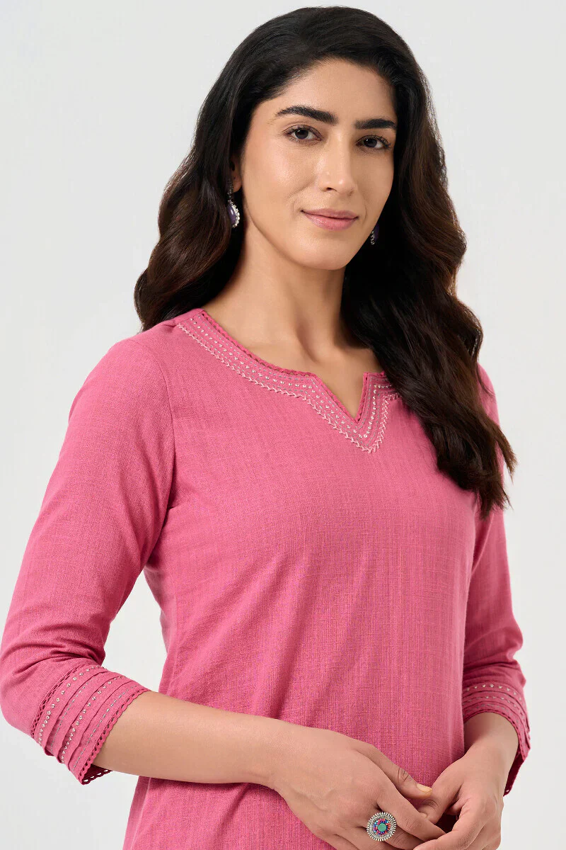 Surplus: Roza Zara Candy Pink Kurta