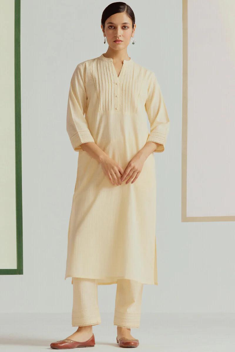 Roza Zara Cream Kurta