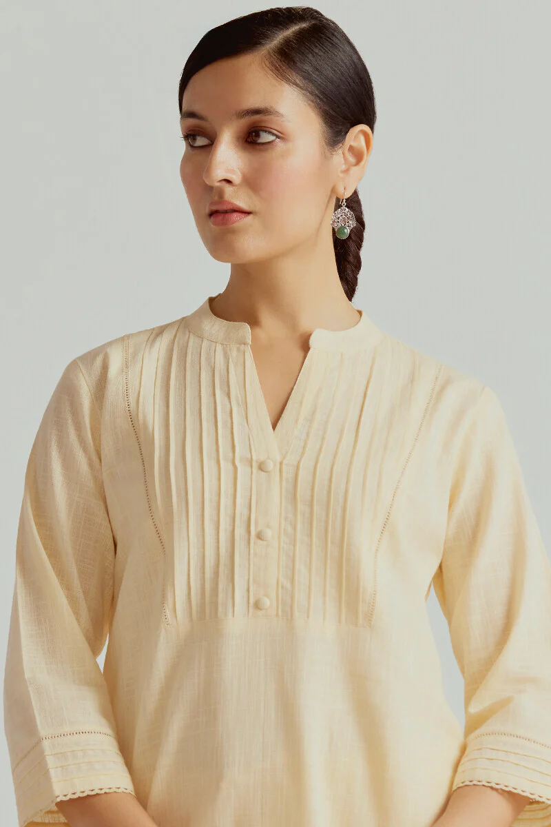 Roza Zara Cream Kurta - Image 6