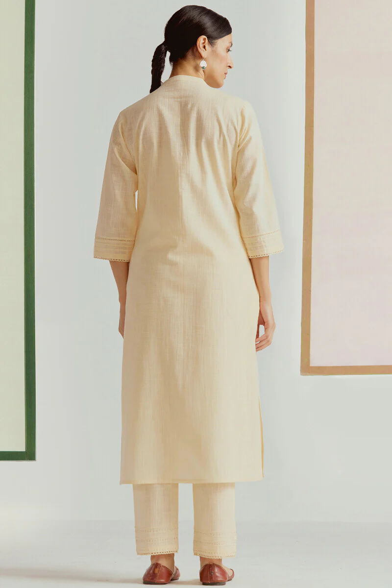 Roza Zara Cream Kurta - Image 8