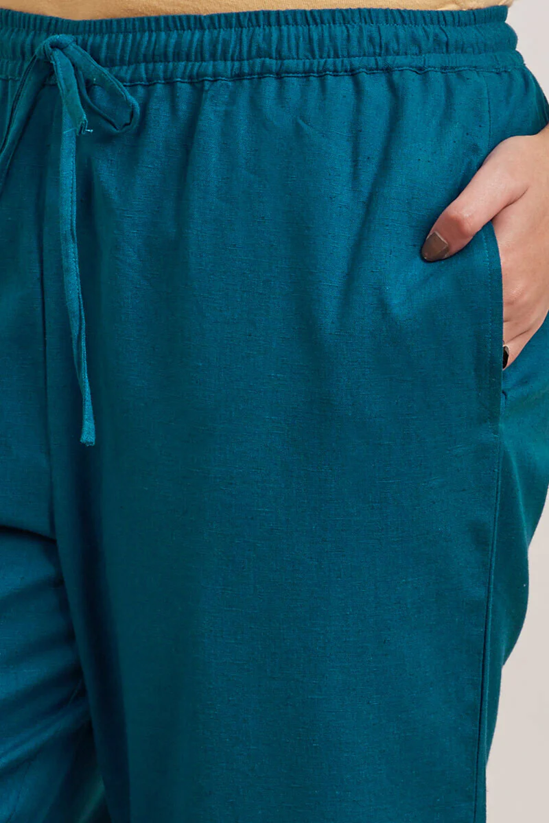 Roza Zara Egyptian Blue Culottes - Image 6
