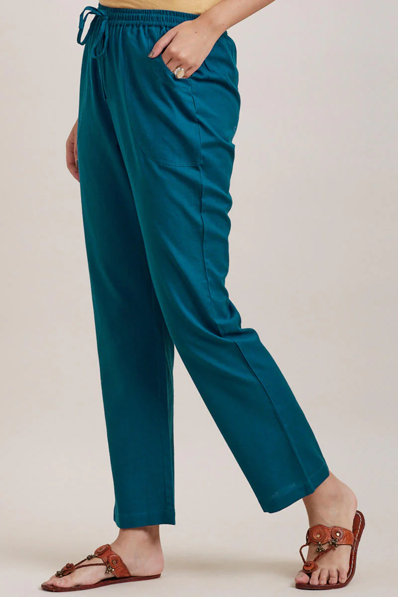 Roza Zara Egyptian Blue Pants - Image 3