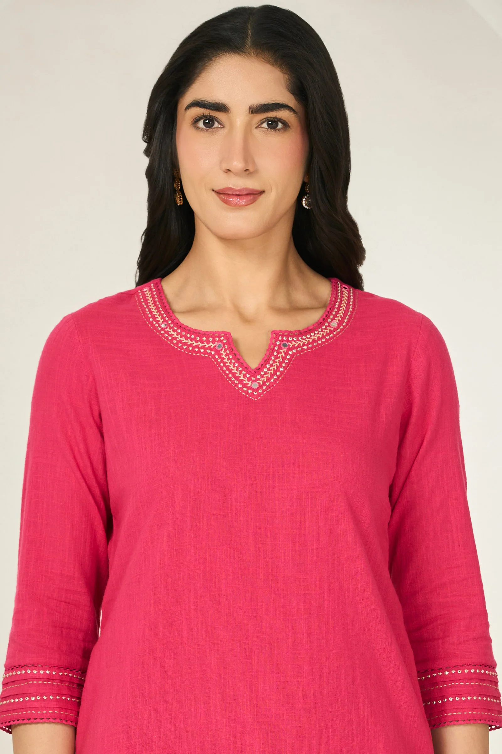 Roza Zara Fuchsia Kurta