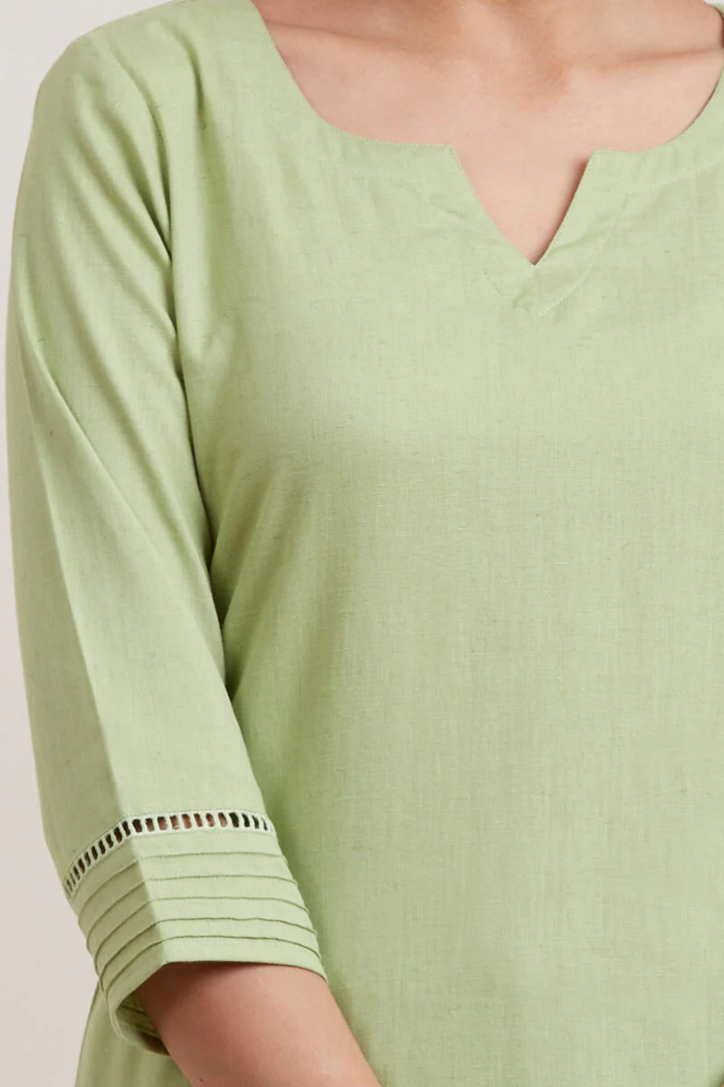 Roza Zara Green Kurta - Image 5