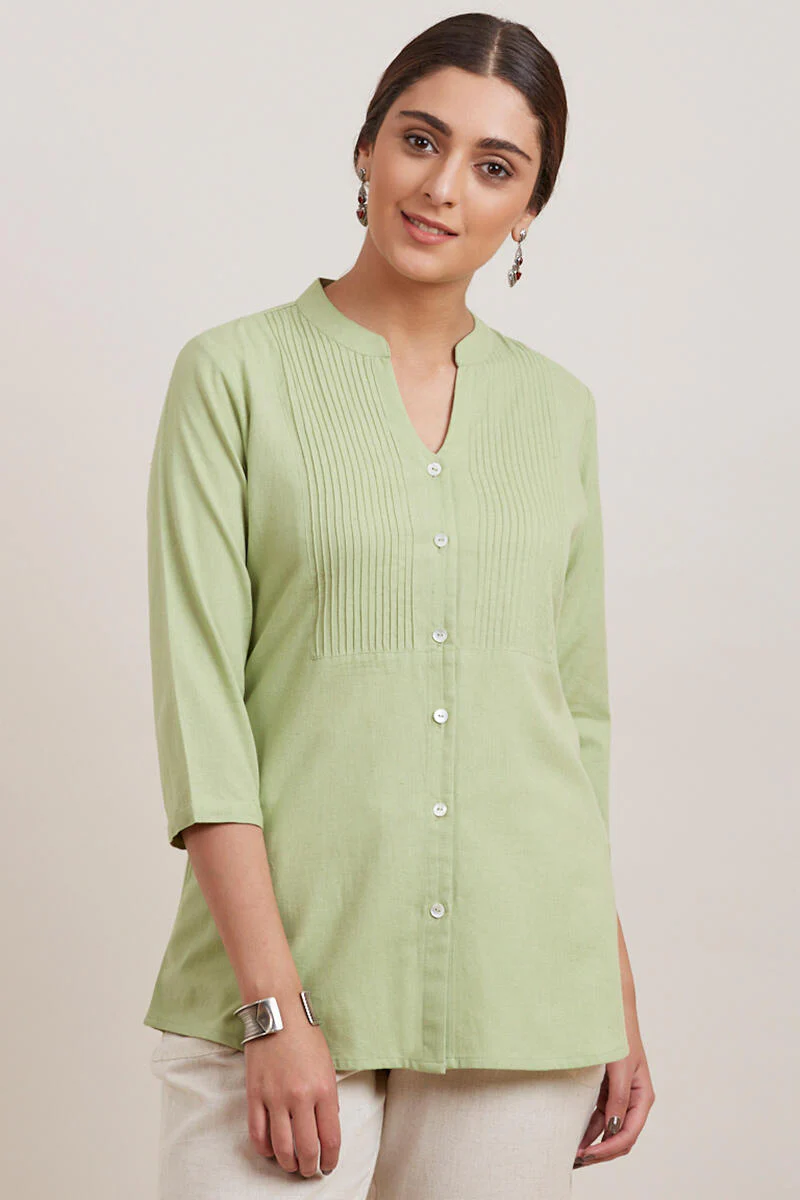 Roza Zara Green Shirt - Image 2
