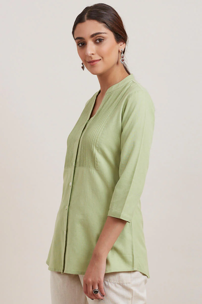 Roza Zara Green Shirt - Image 4