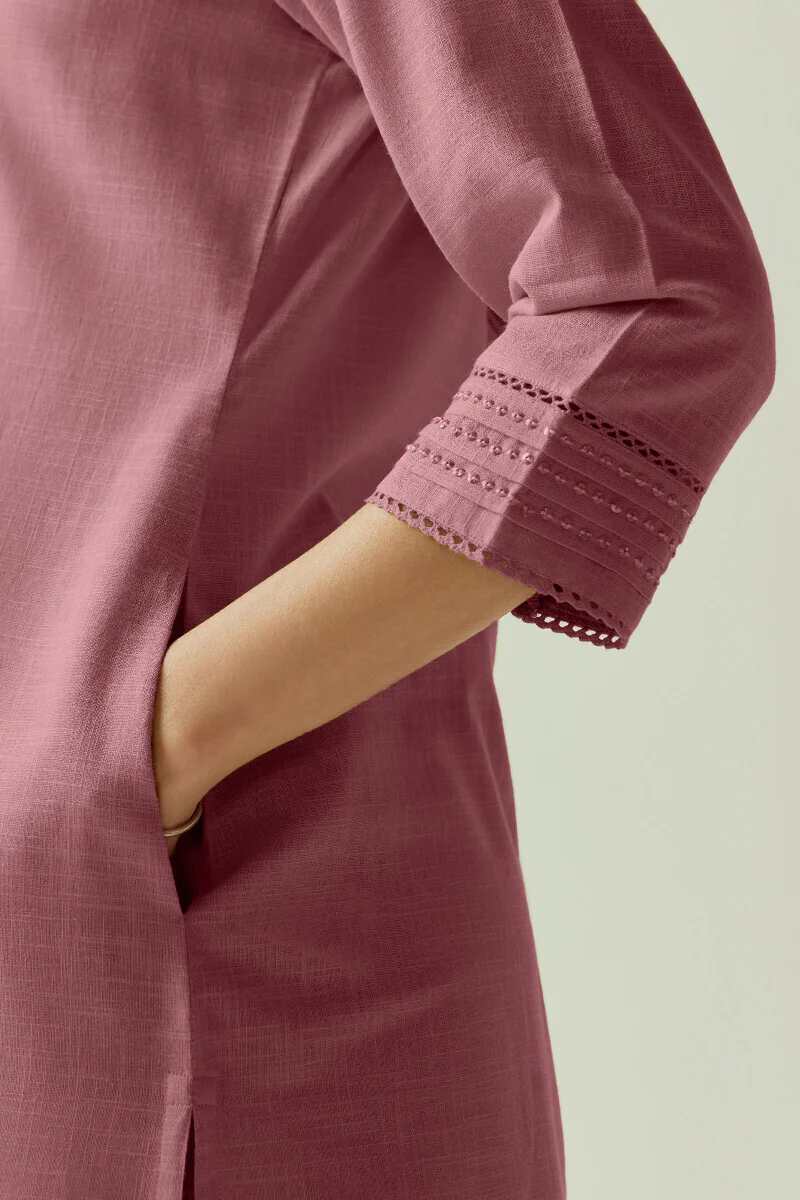 Roza Zara Mauve Kurta - Image 5