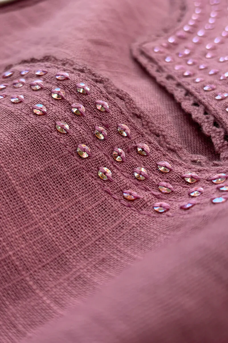Surplus: Roza Zara Mauve Kurta - Image 2