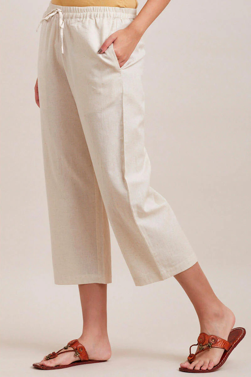 Roza Zara Off-White Culottes - Image 3