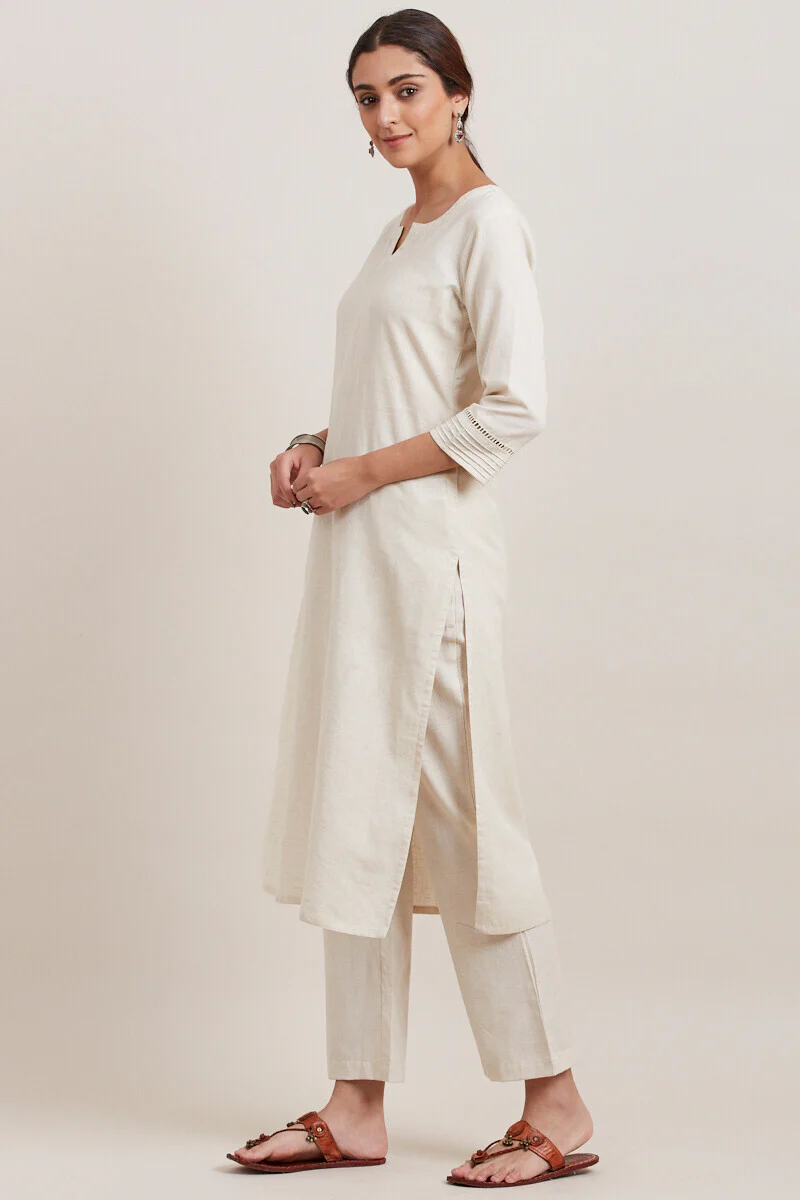 Roza Zara Off-White Kurta - Image 3