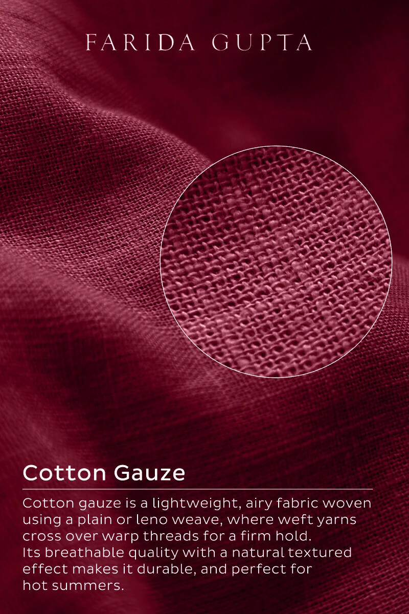 Roza Zara Red Rose Kurta - Image 7