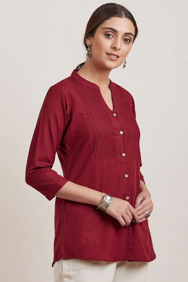 Roza Zara Red Shirt - Image 3