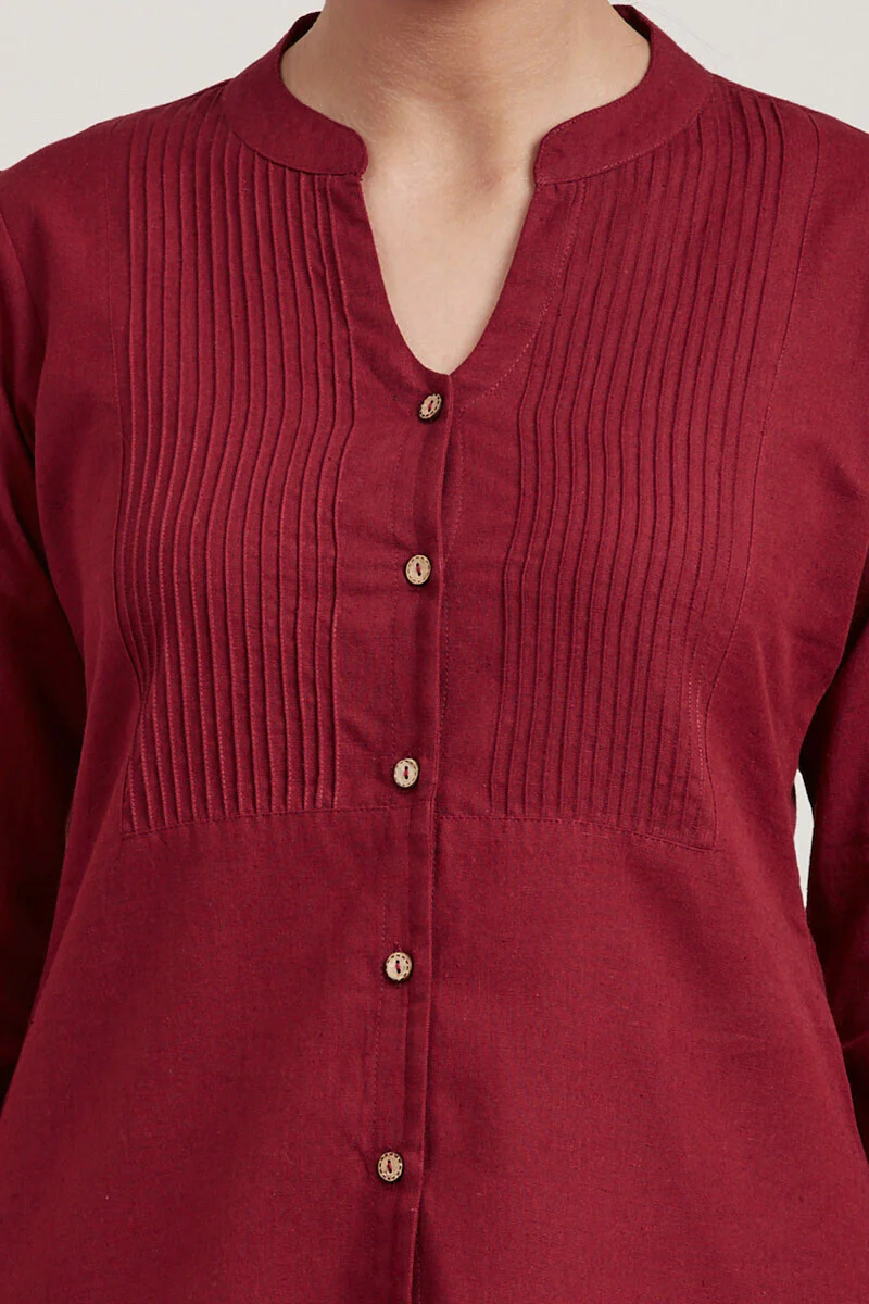Roza Zara Red Shirt - Image 6