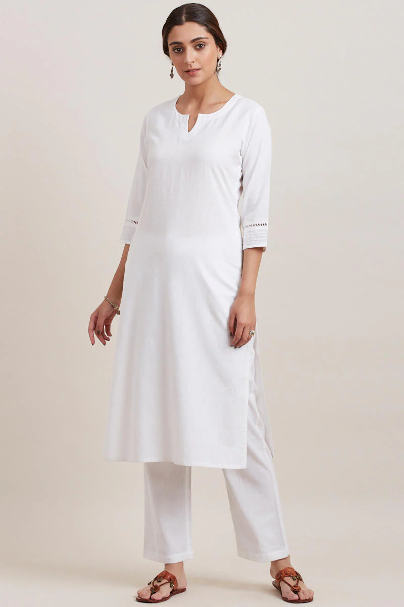 Roza Zara White Kurta