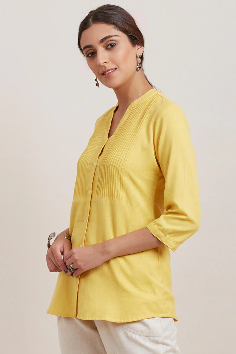 Roza Zara Yellow Shirt - Image 4