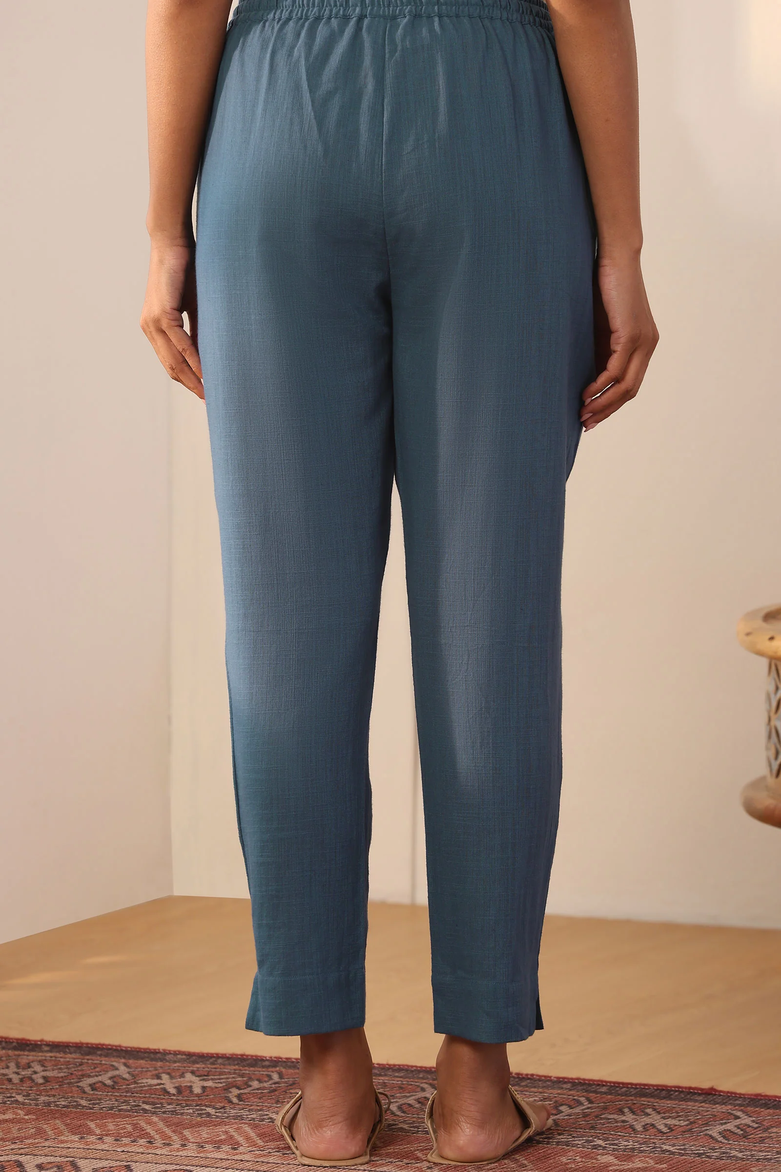 Roza Zoha Blue Narrow Pants - Image 5