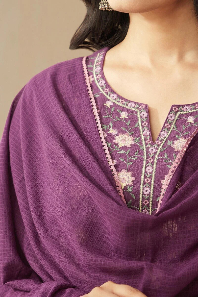 Surplus: Roza Zoya Dark Purple Dupatta - Image 2