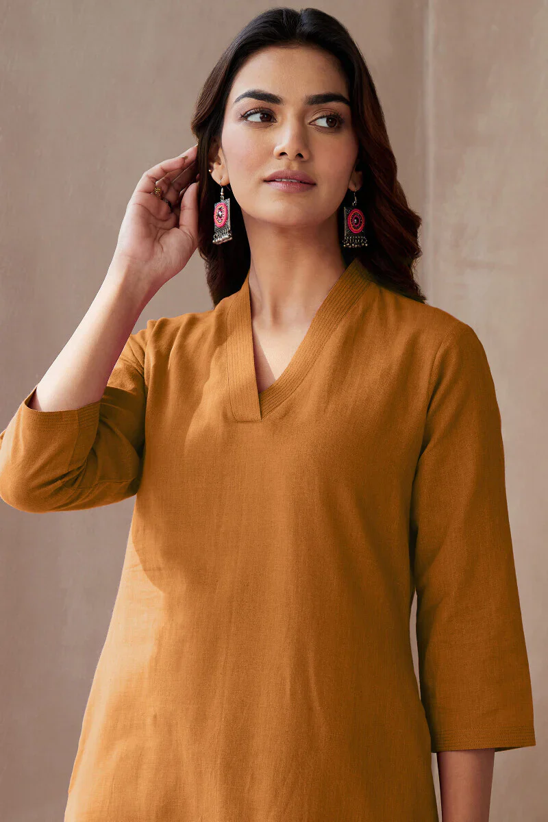 Roza Zoya Rust Kurta - Image 4