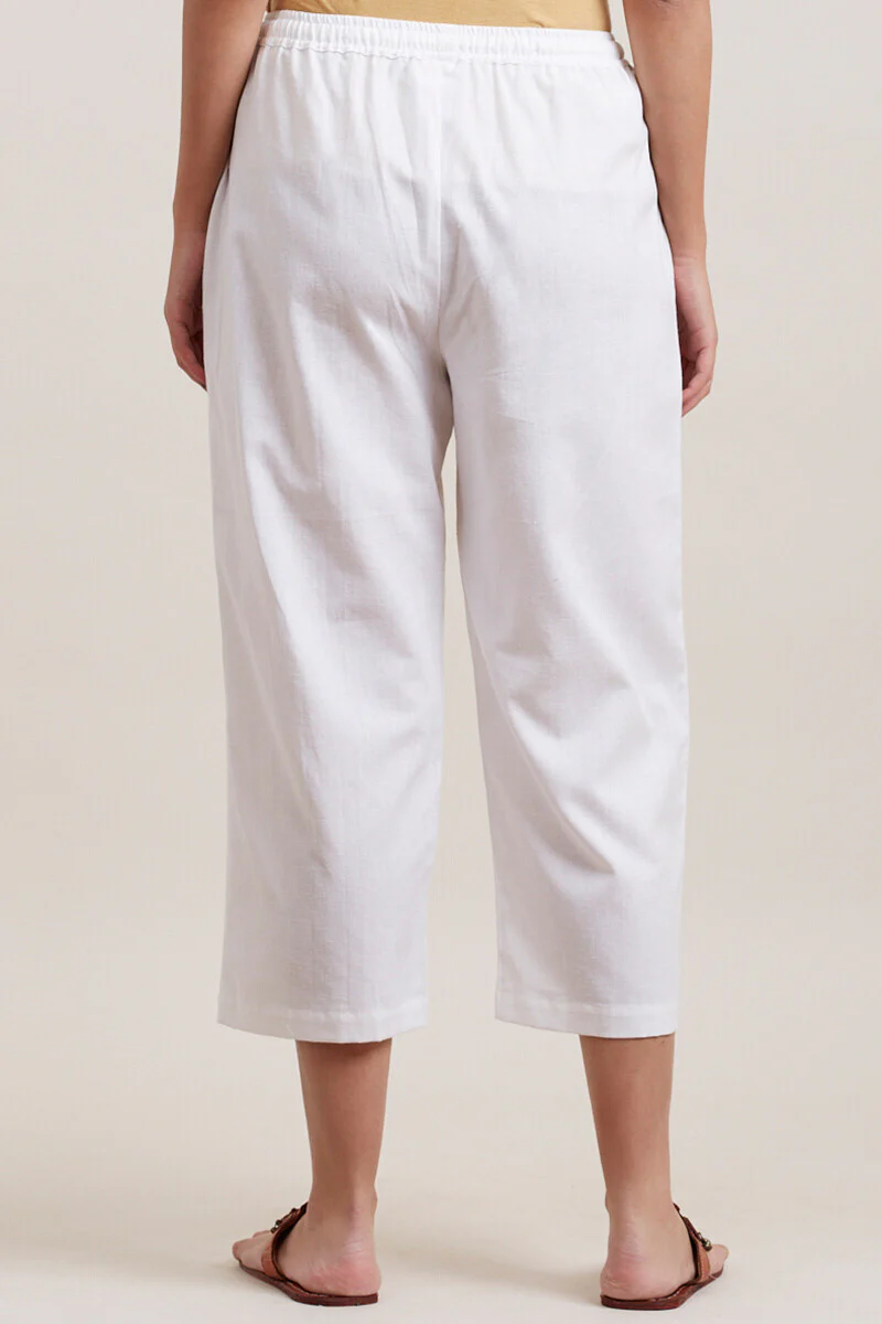 Roza Zoya White Culottes - Image 4