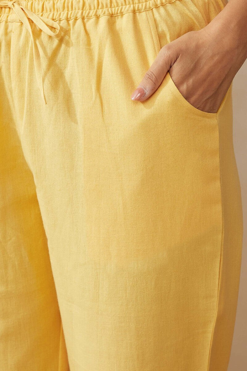 Roza Zoya Yellow Narrow Pants - Image 4