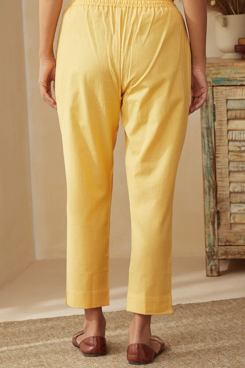 Roza Zoya Yellow Narrow Pants - Image 5