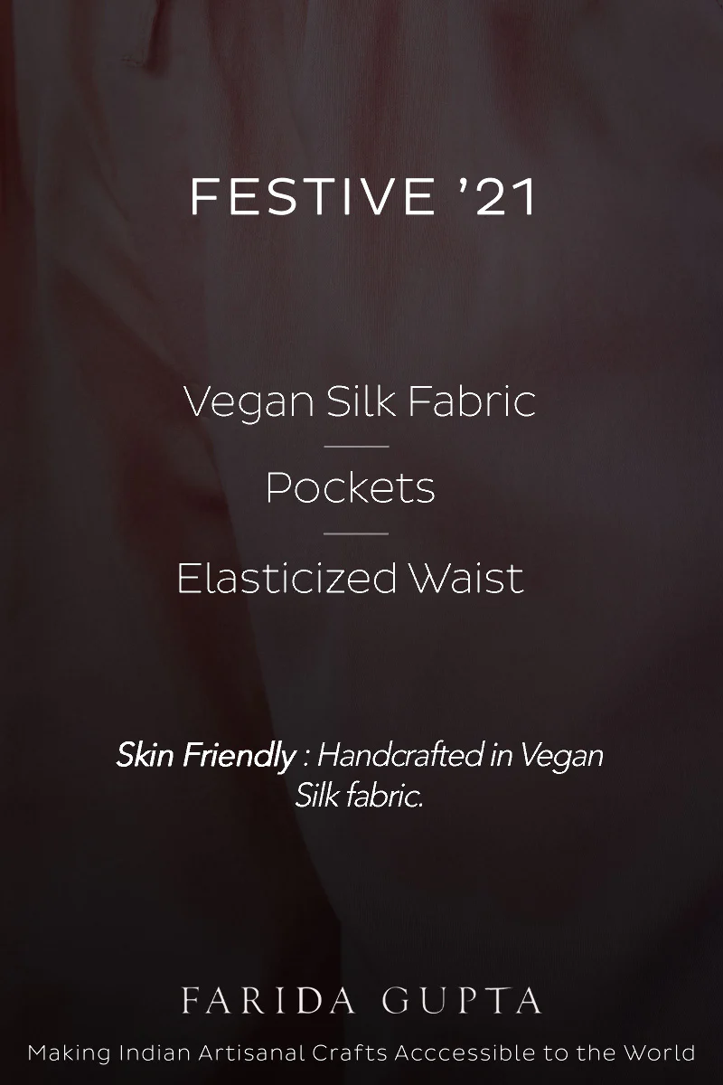 Safar Vegan Silk Pants - Image 5