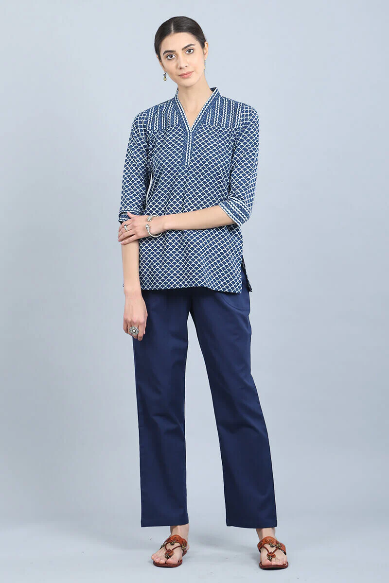Sahana Indigo Top - Image 6