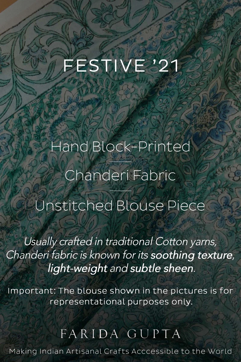 Sanaa Nida Chanderi Saree - Image 6
