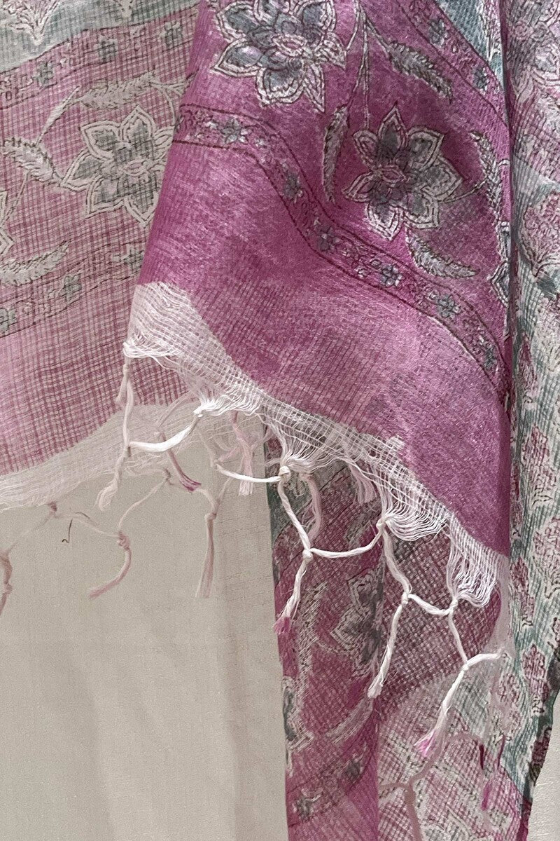 Sanganeri Pink Dupatta - Image 4