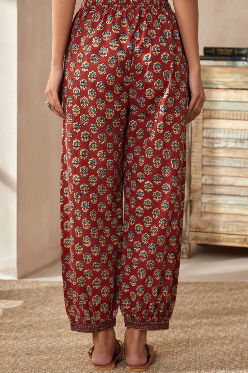 Sehra Afreena Bagru Izhaar Pants - Image 5