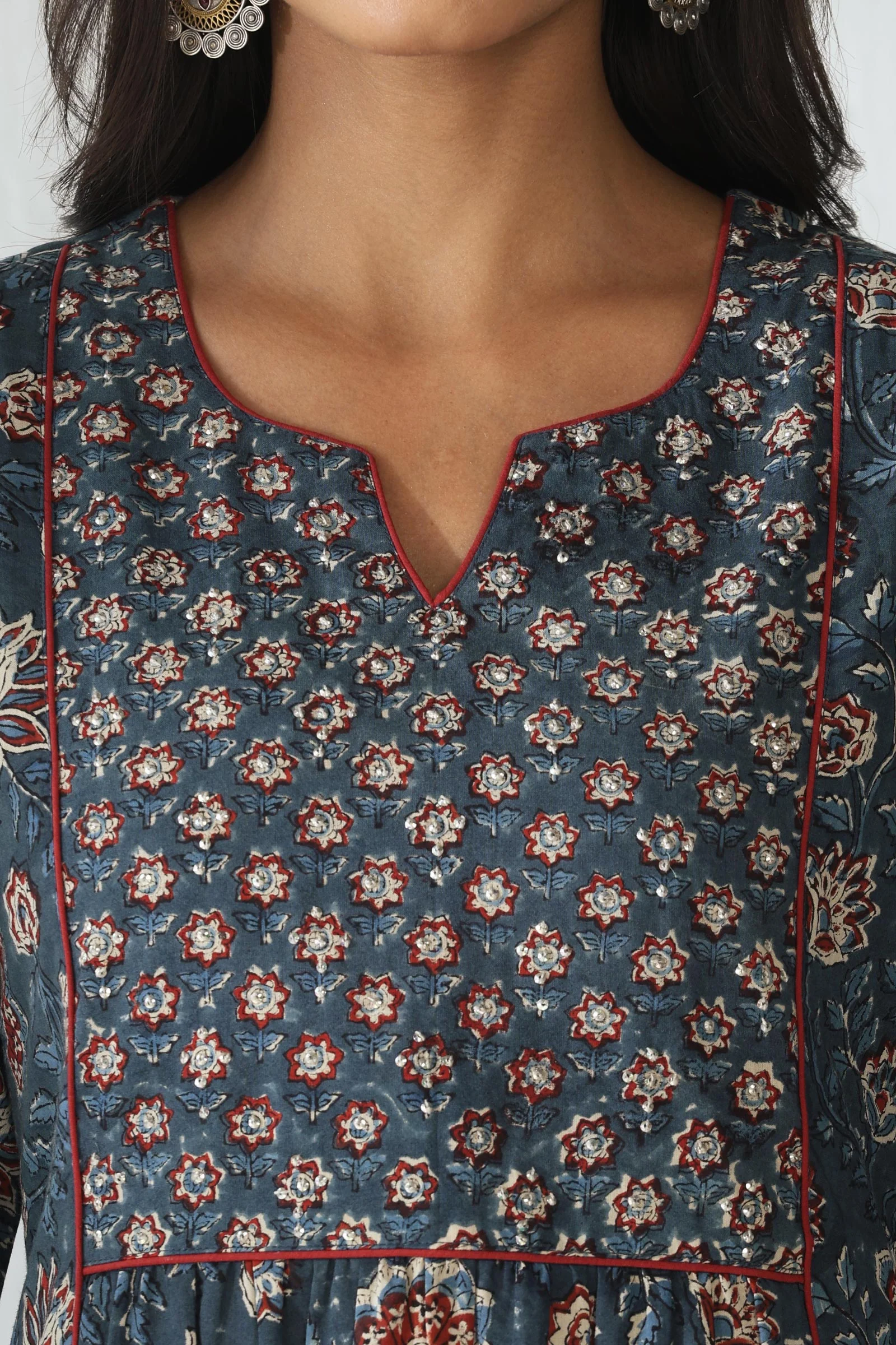 Sehra Afsana Bagru Kurta - Image 4
