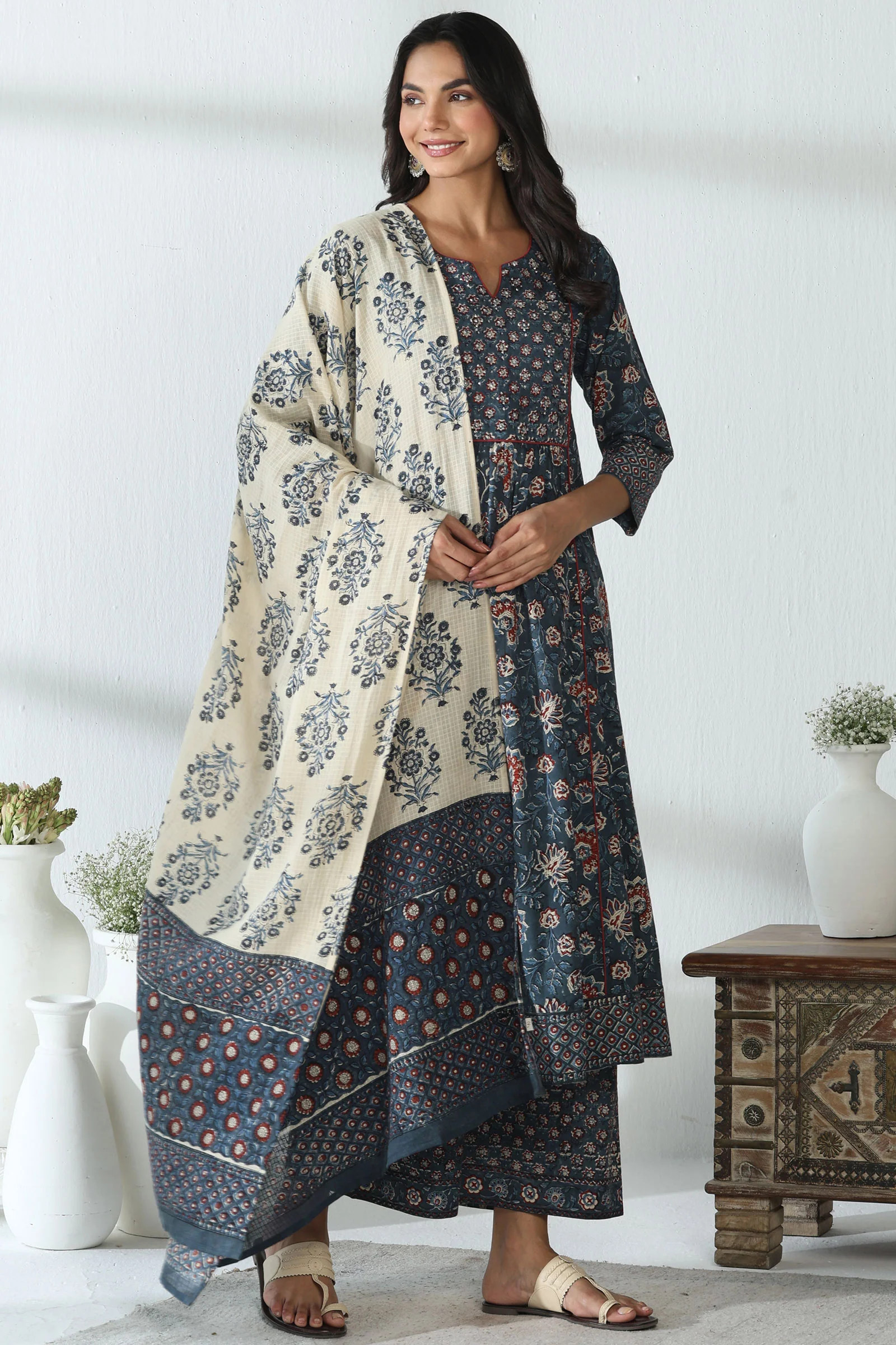 Sehra Afsana Bagru Kurta - Image 6