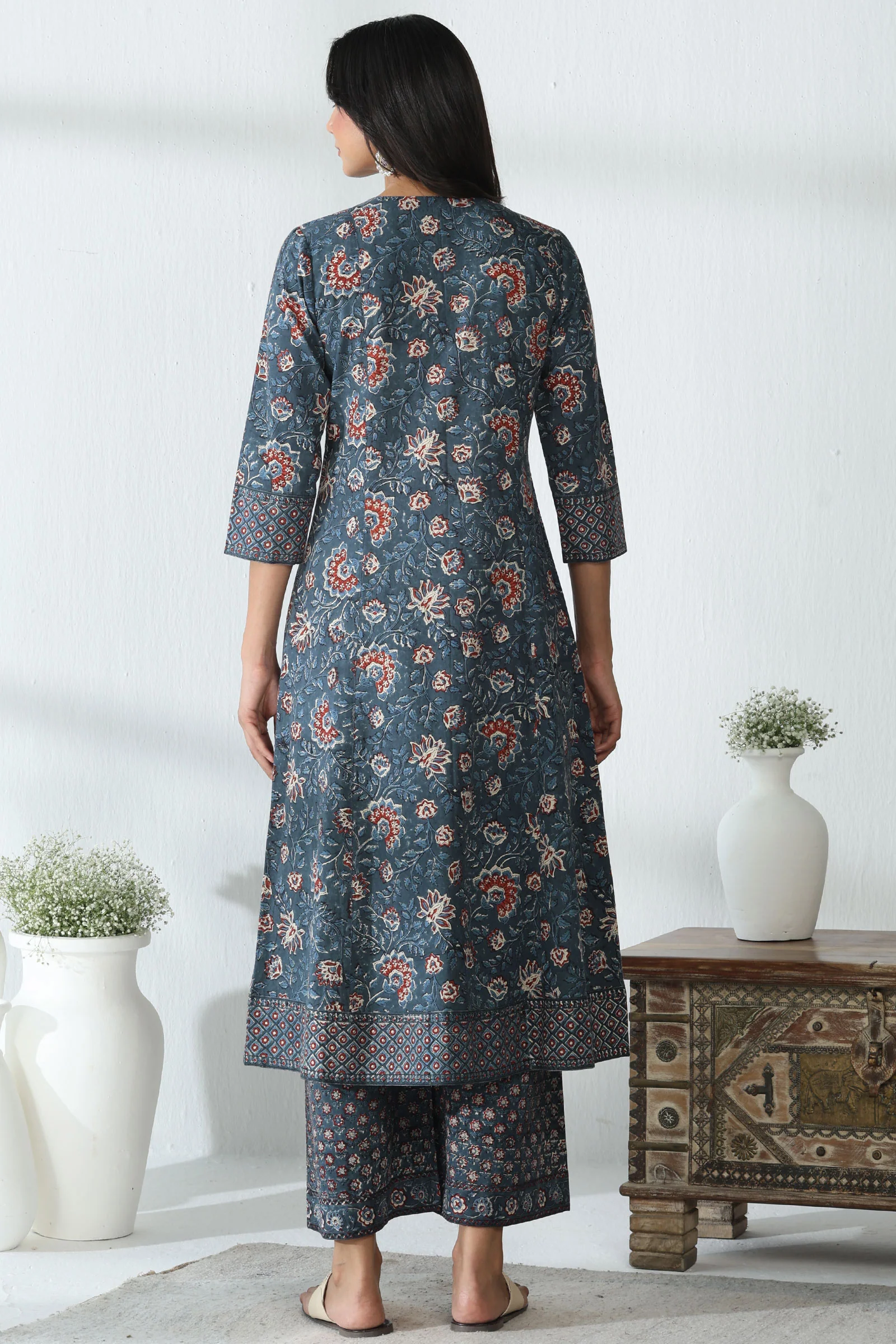 Sehra Afsana Bagru Kurta - Image 8