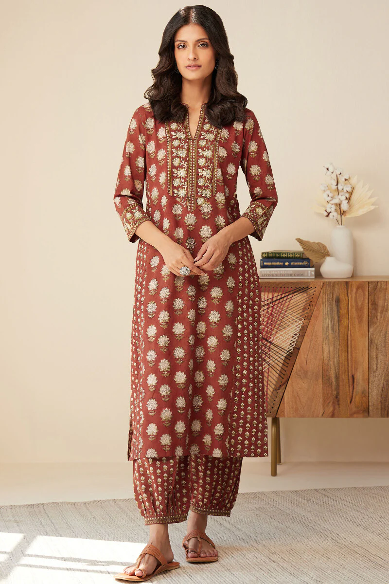 Sehra Aiza Bagru Kurta - Image 2