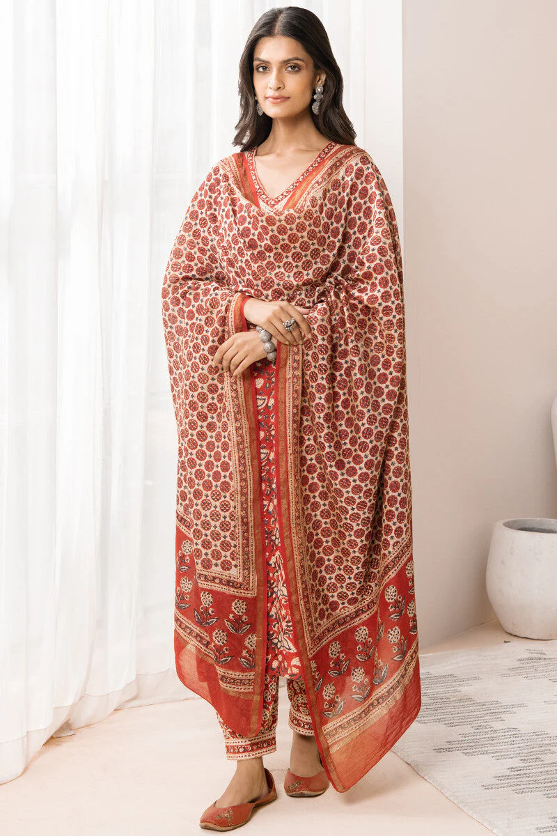 Sehra Darya Bagru Kurta - Image 4