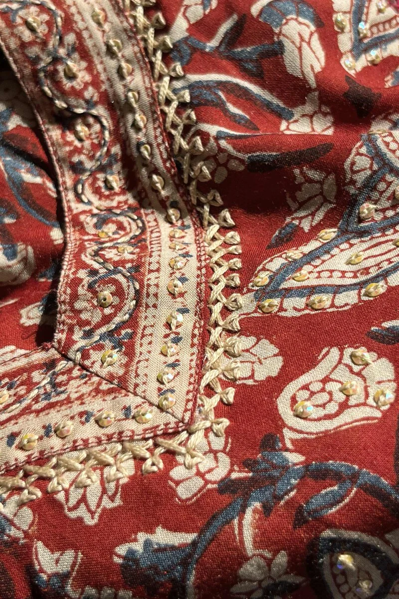 Sehra Darya Bagru Kurta - Image 3