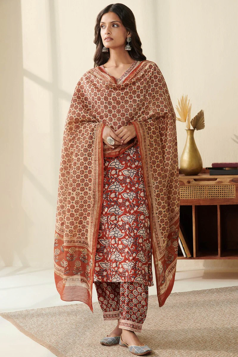 Sehra Darya Bagru Kurta - Image 4
