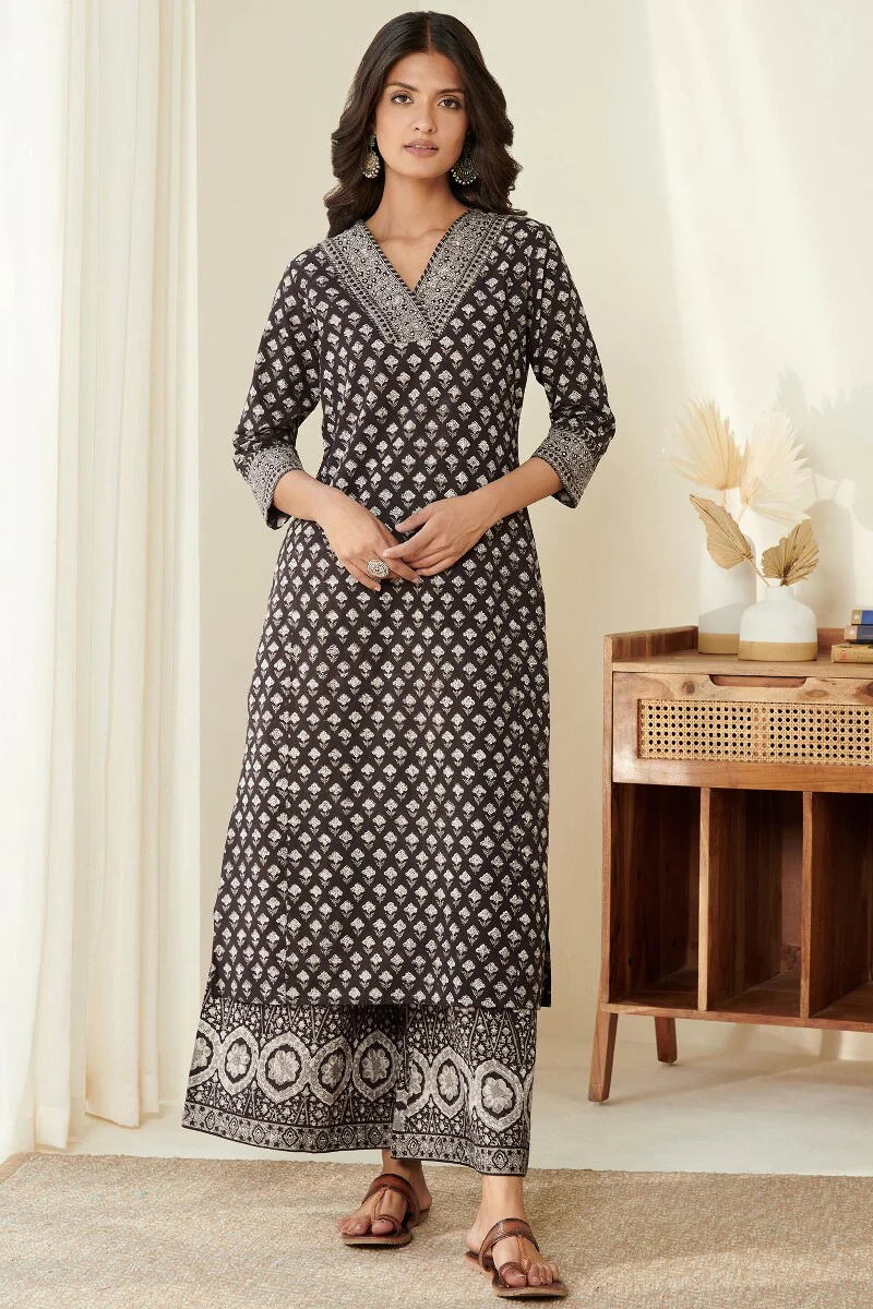 Sehra Fahima Bagru Kurta - Image 2