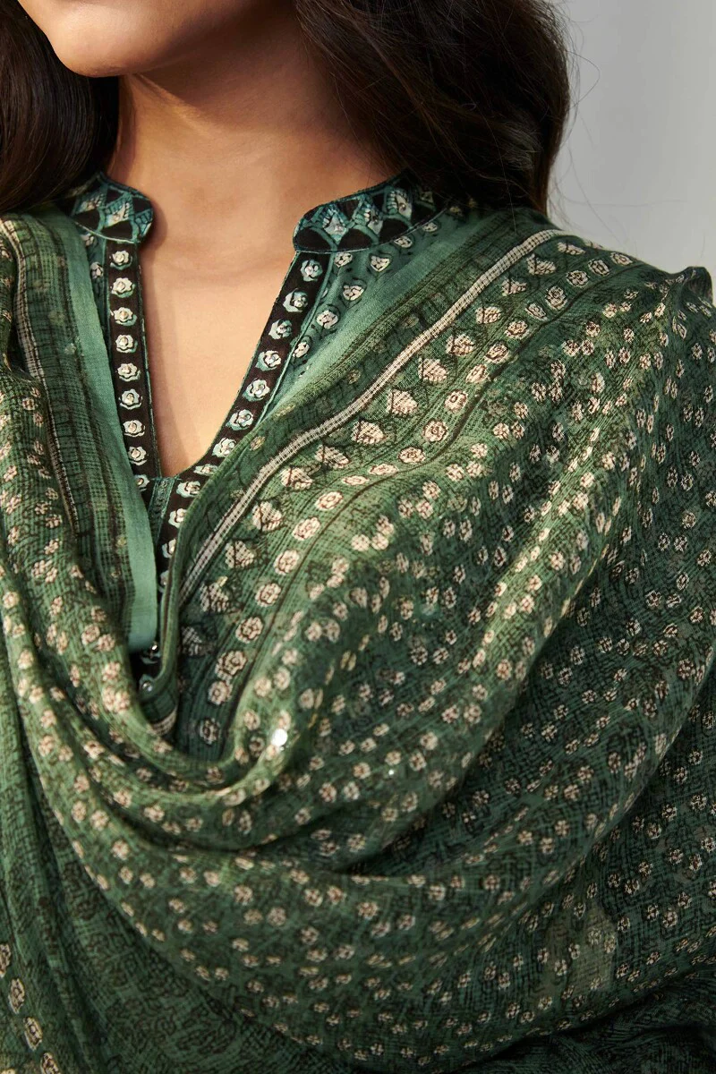 Sehra Farah Bagru Kota Dupatta - Image 2
