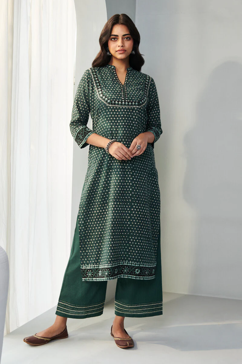 Sehra Farah Bagru Kurta - Image 3