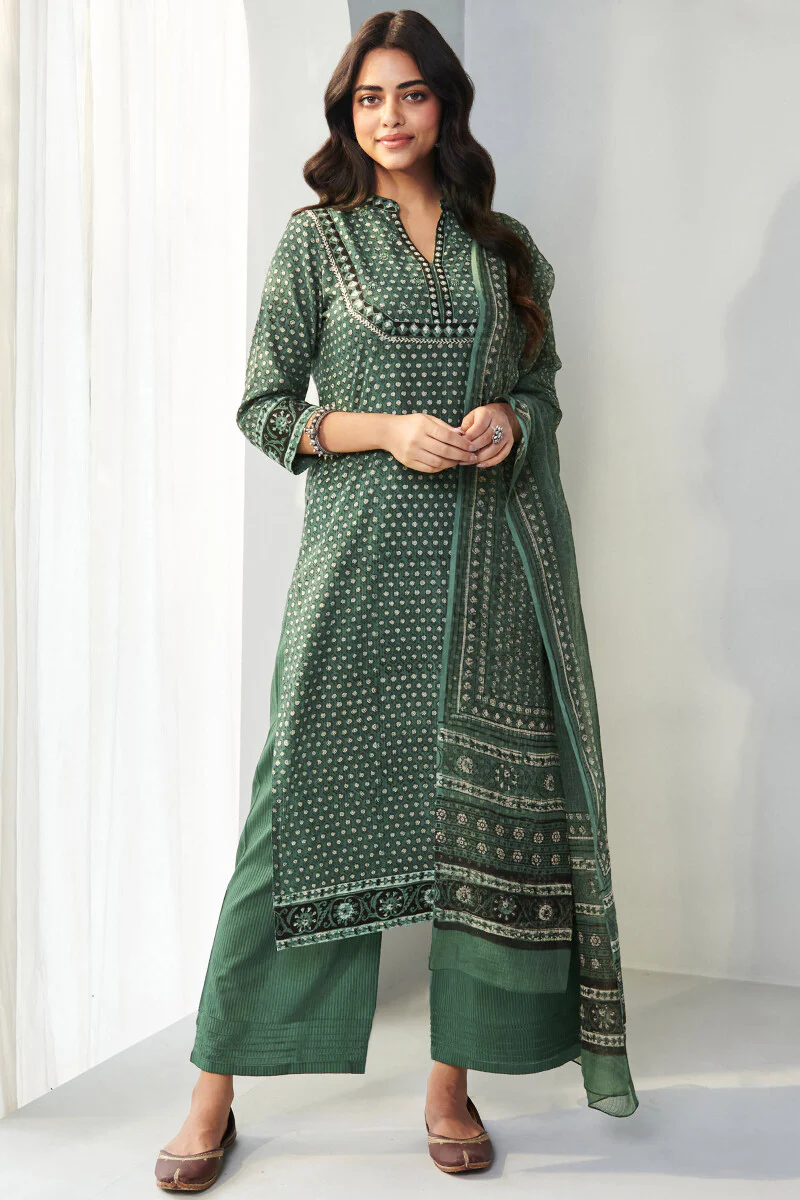 Sehra Farah Bagru Kurta - Image 4
