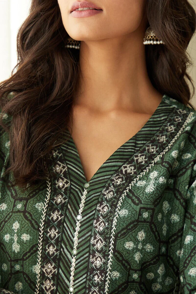 Sehra Farah Bagru Kurta - Image 5