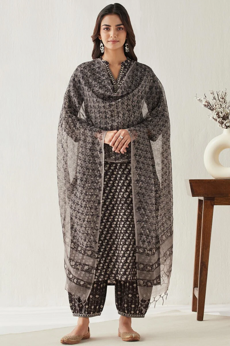 Sehra Farhat Bagru Kota Dupatta - Image 3